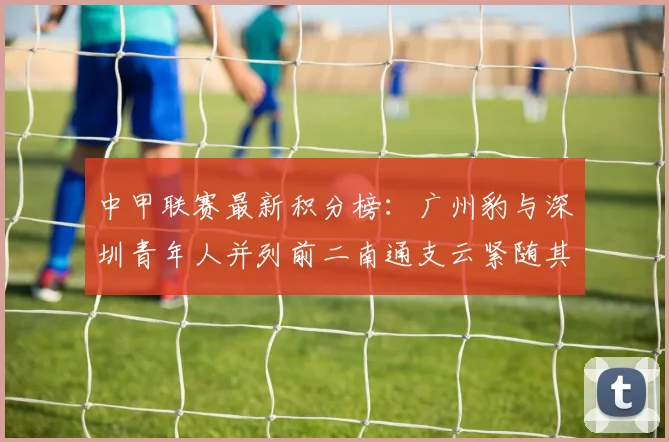 中甲联赛最新积分榜：广州豹与深圳青年人并列前二南通支云紧随其后